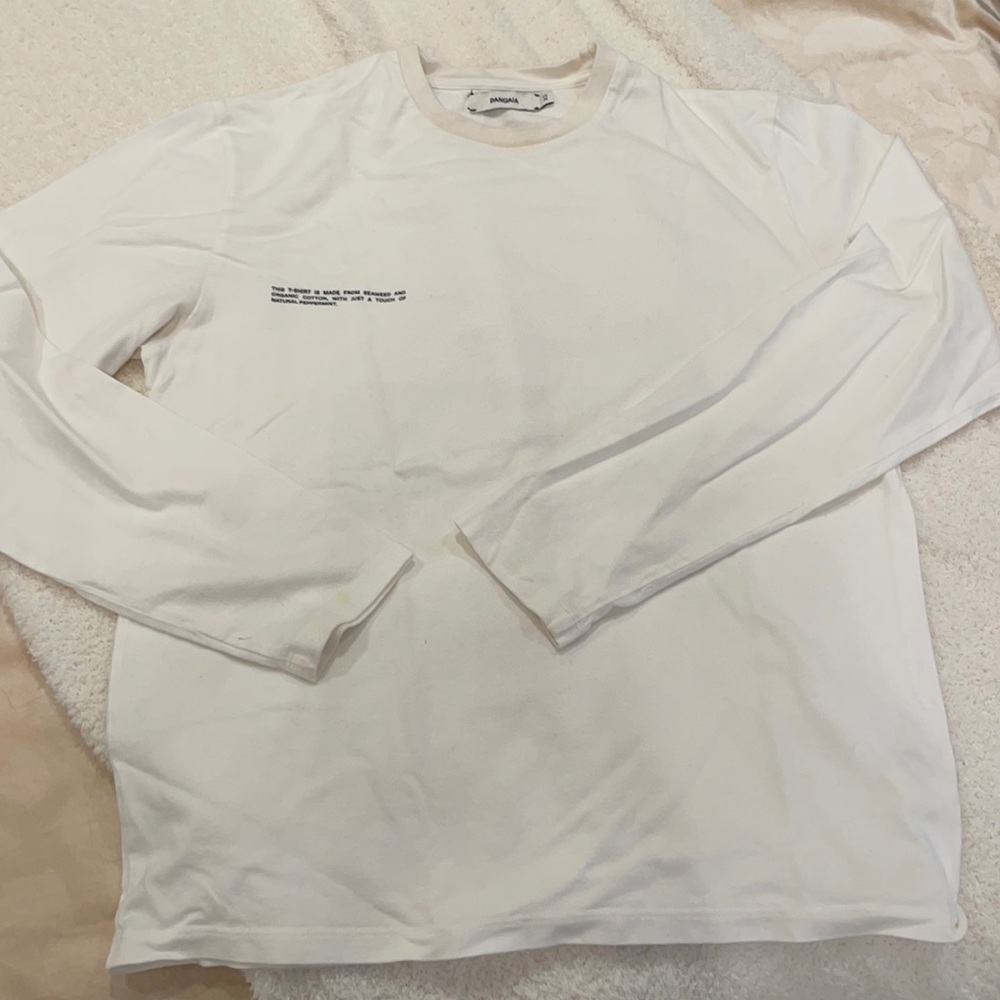 Pangaia Seaweed fiber long-sleeve off-white/XS